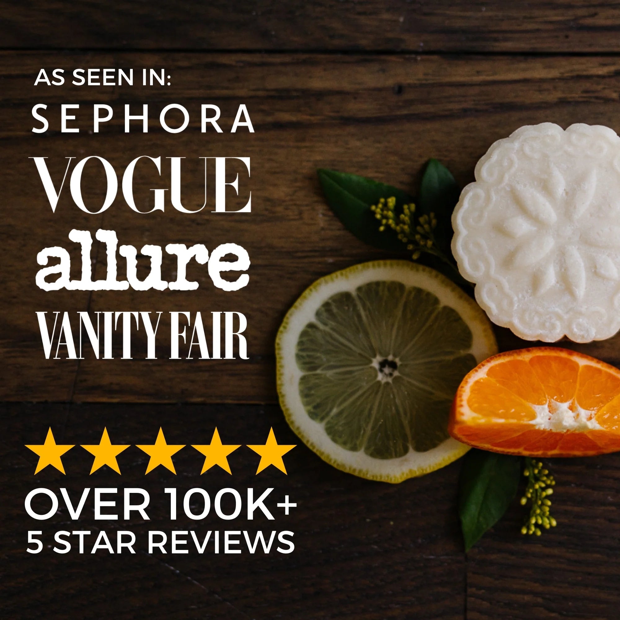 Citrus Zest Shampoo Bar - dybderens, pleje &amp; volume