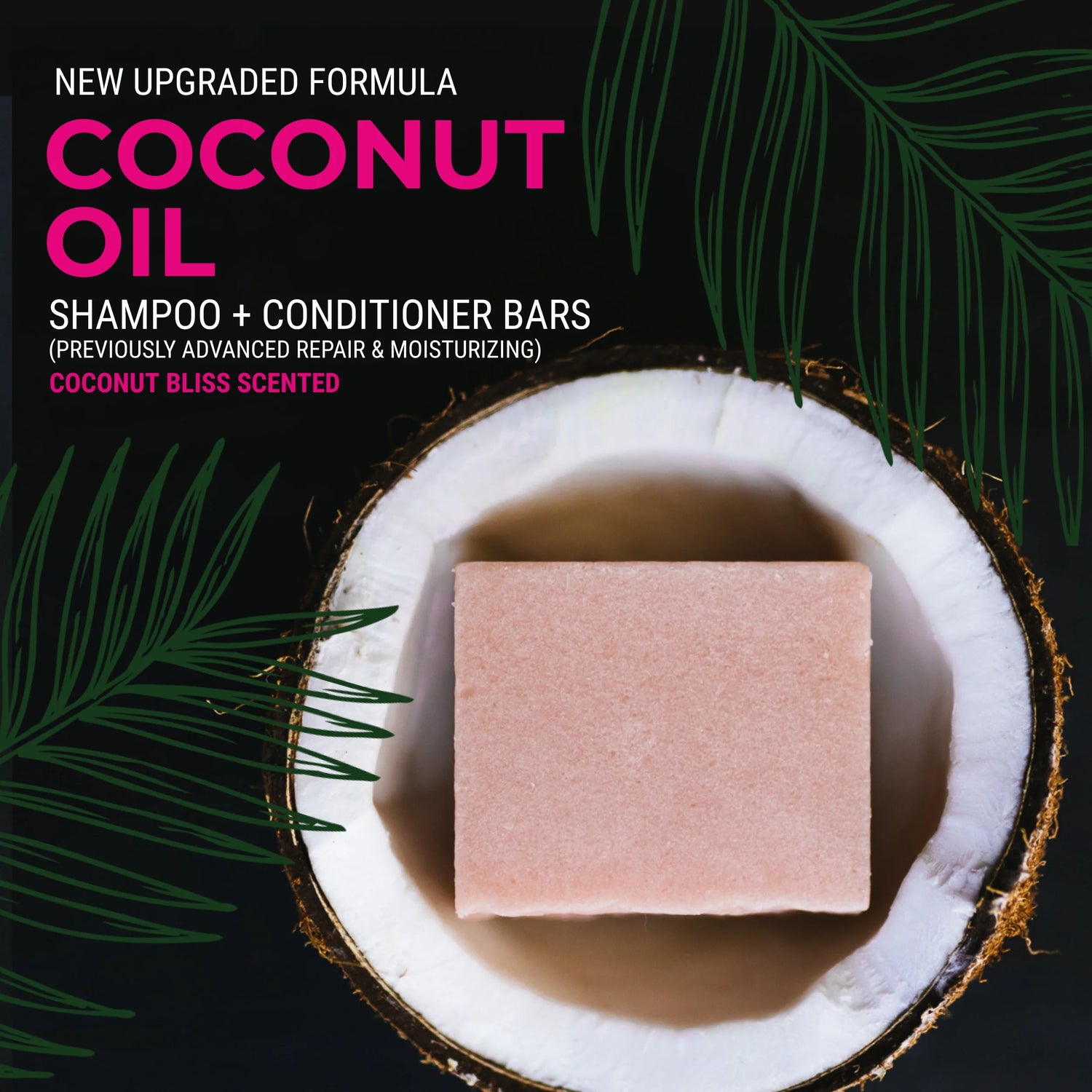 En tropisk conditioner bar med Coconut Bliss &amp; Rice Water, der tilfører fugt, styrke og volumen – for sundt, silkeblødt og glansfuldt hår.