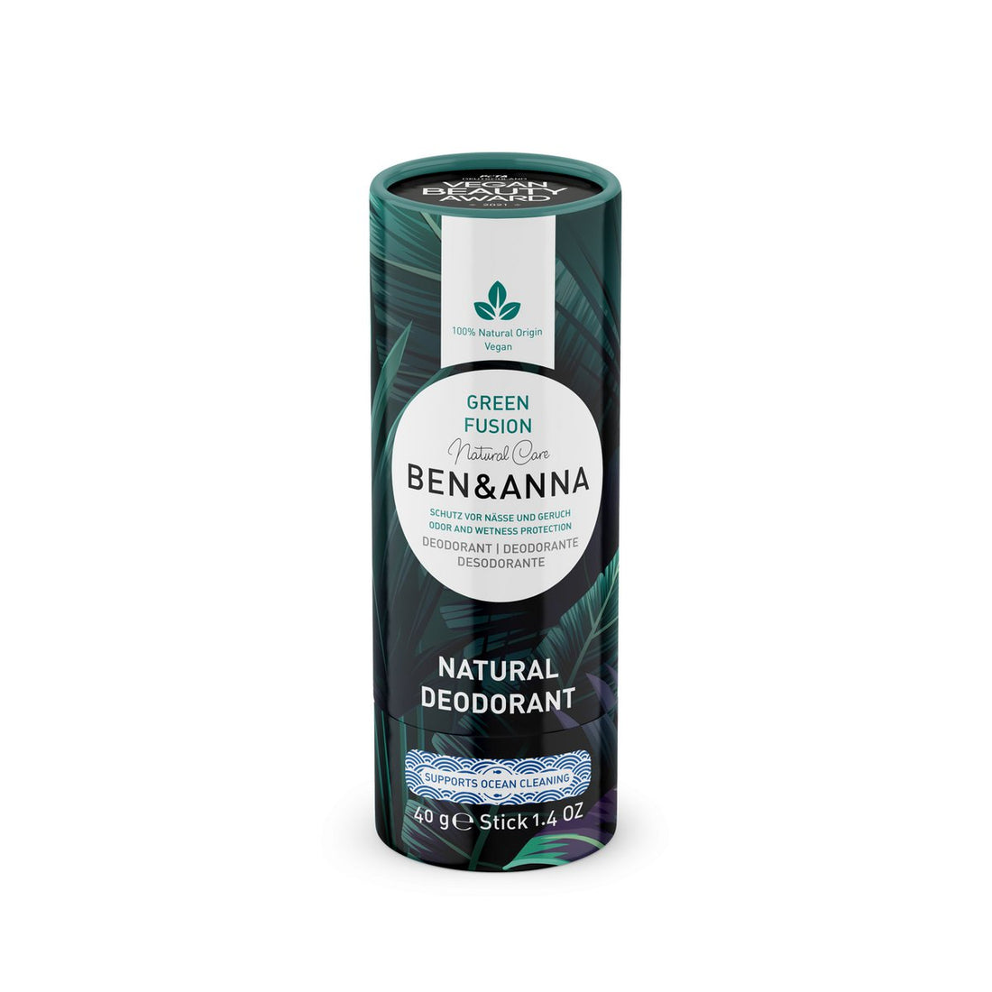 BEN &amp; ANNA - NATURLIG DEODORANT STICK - GREEN FUSION