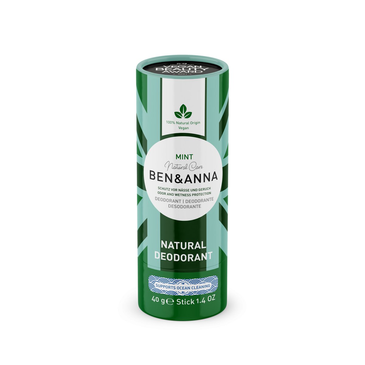 BEN &amp; ANNA - NATURLIG DEODORANT STICK - MINT