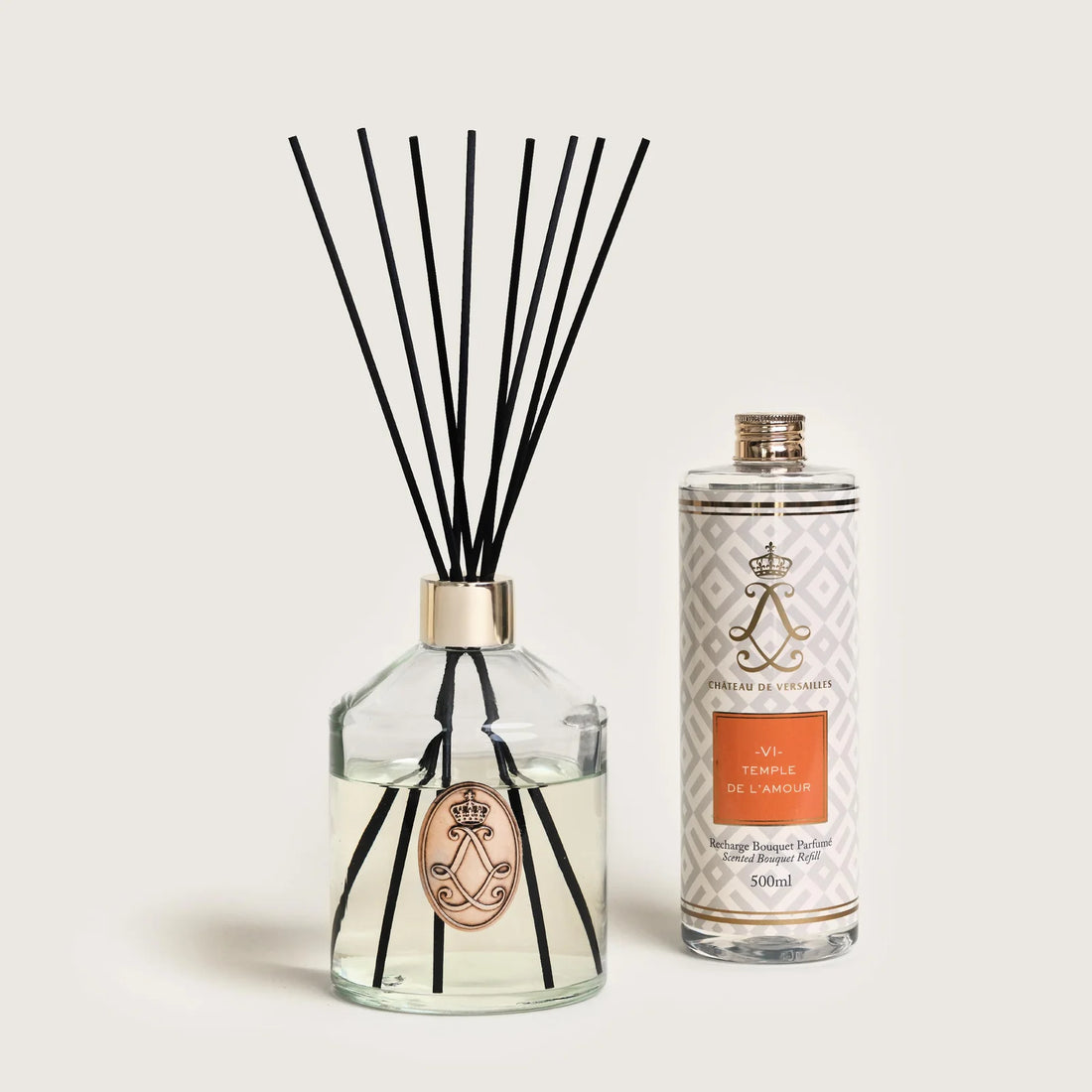 Temple de L’Amour Duftpinde | Chateau de Versailles® – Rose, magnolia, grønne blade, fersken, liljekonval, cedertræ, amber & musk