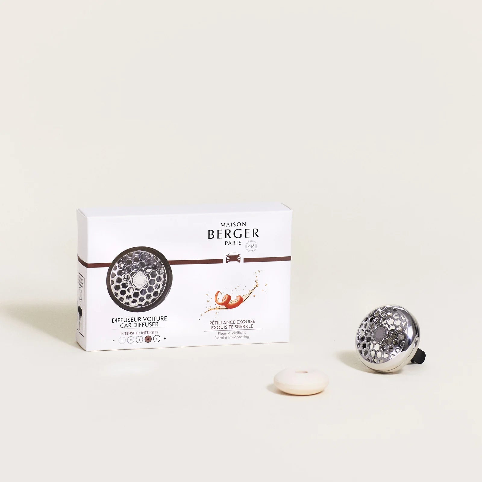 Maison Berger Bildiffuser &amp; Exquisite Sparkle - Luftfrisker til bil