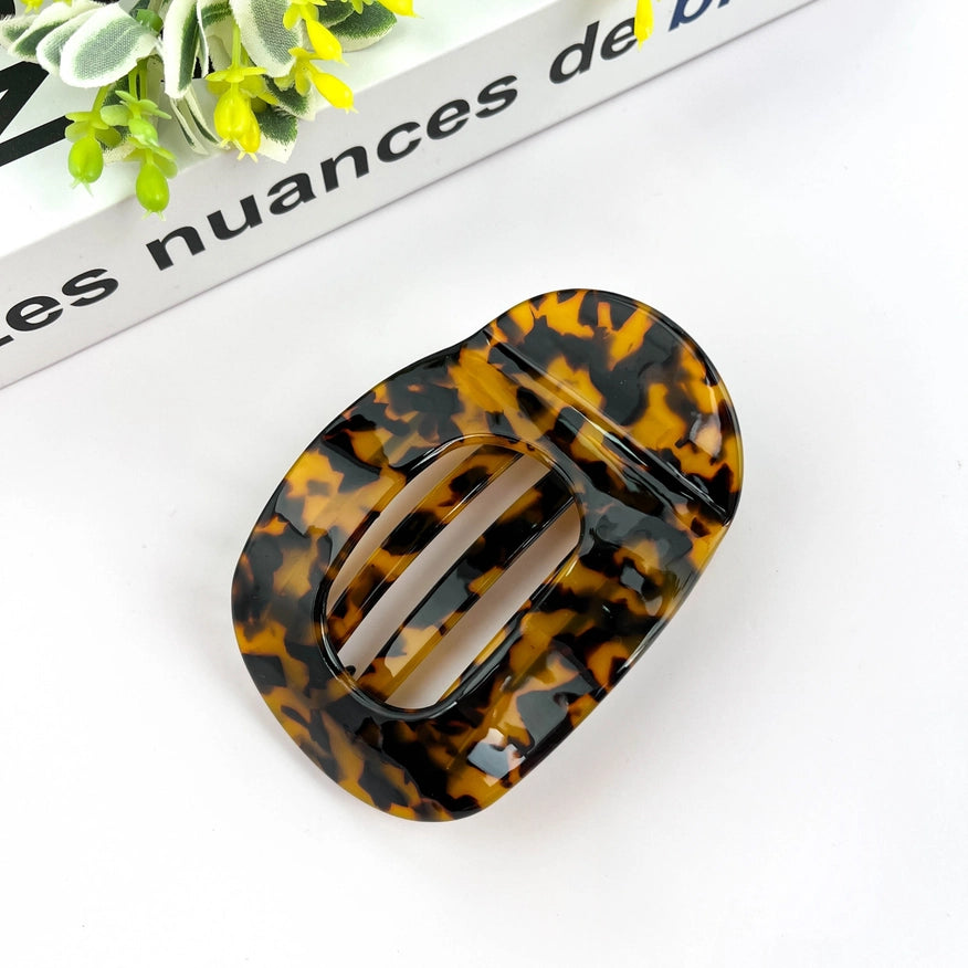 Flad hårklemme i Recycled bæredygtig plast - Large