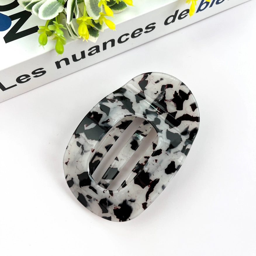 Flad hårklemme i Recycled bæredygtig plast - Large