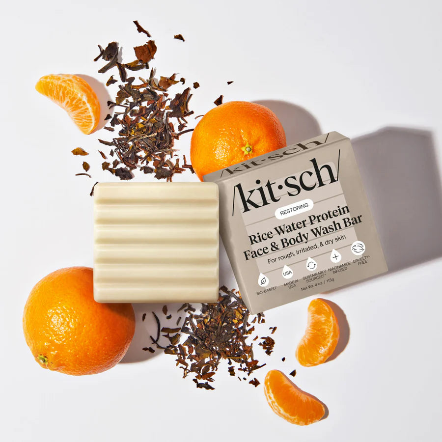 Kitsch Face &amp; Body Wash med Rice Water – fugtgivende rensebar