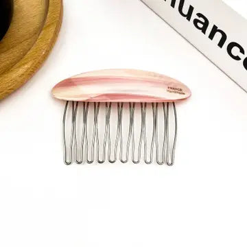 Fransk hårkam med metal tænder
