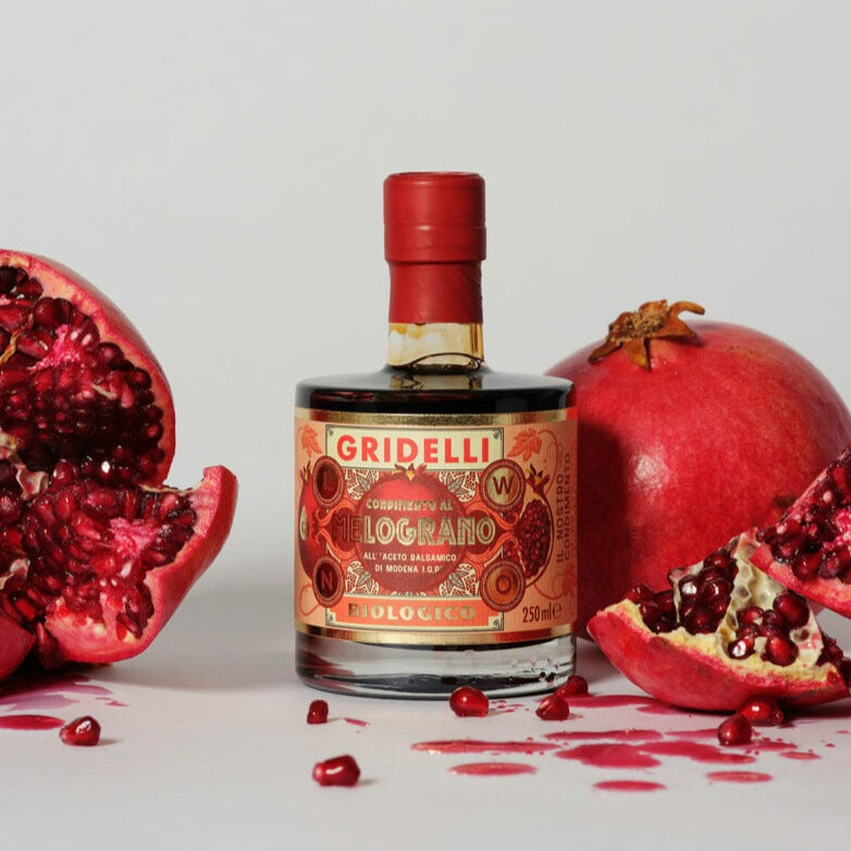 Økologisk balsamico med granatæble fra Modena IGP, Gridelli, gourmet eddike