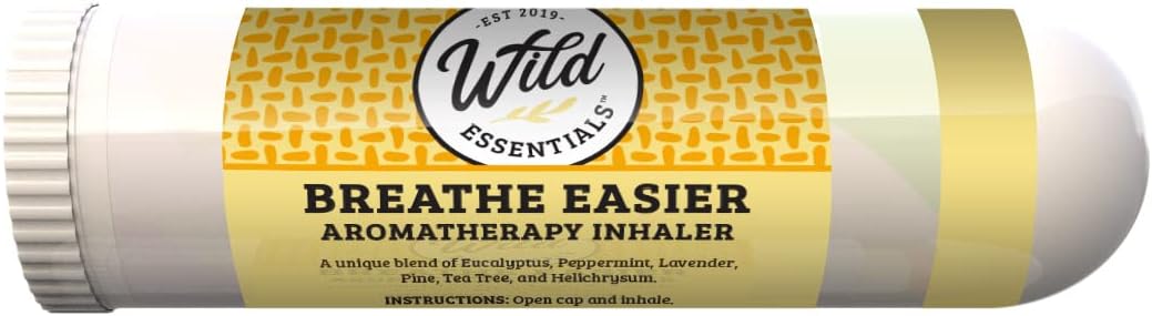 Næseinhalator med æteriske olier – Heathly set, aromaterapi inhalator til lindring af forkølelse og stress