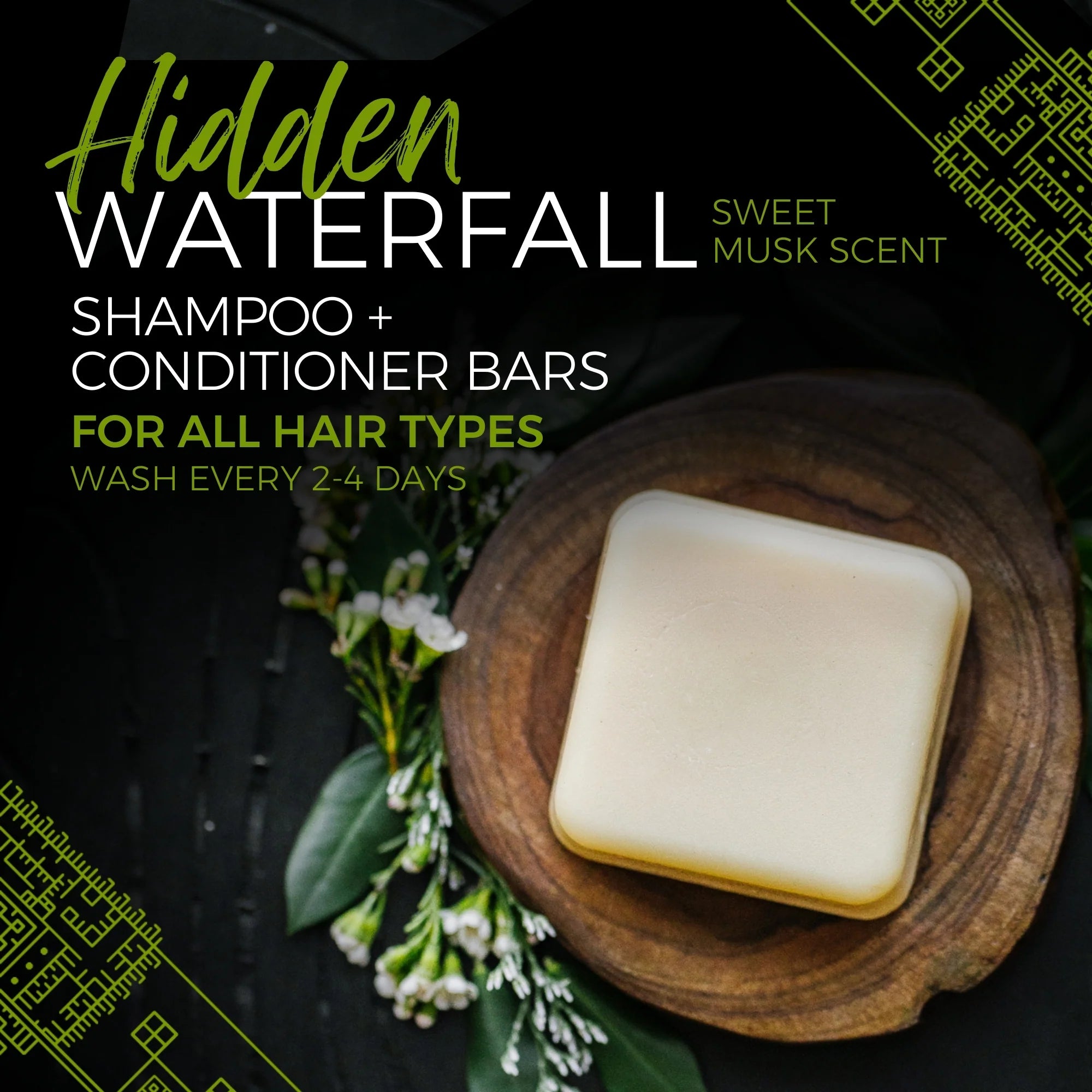 En nærende conditioner bar med Rice Water &amp; Hidden Waterfall duft, der styrker, reparerer og giver silkeblødt hår med naturlig glans.