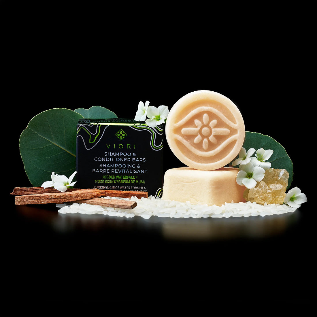 Et kompakt hårplejesæt med Rice Water & Hidden Waterfall duft – perfekt til rejser, træning eller prøvestørrelse.