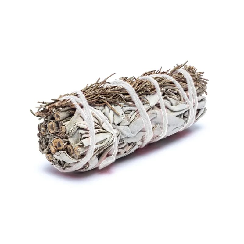 Salvie & rosmarin Smudging Stick | Naturligt røgelsesbundt til overblik