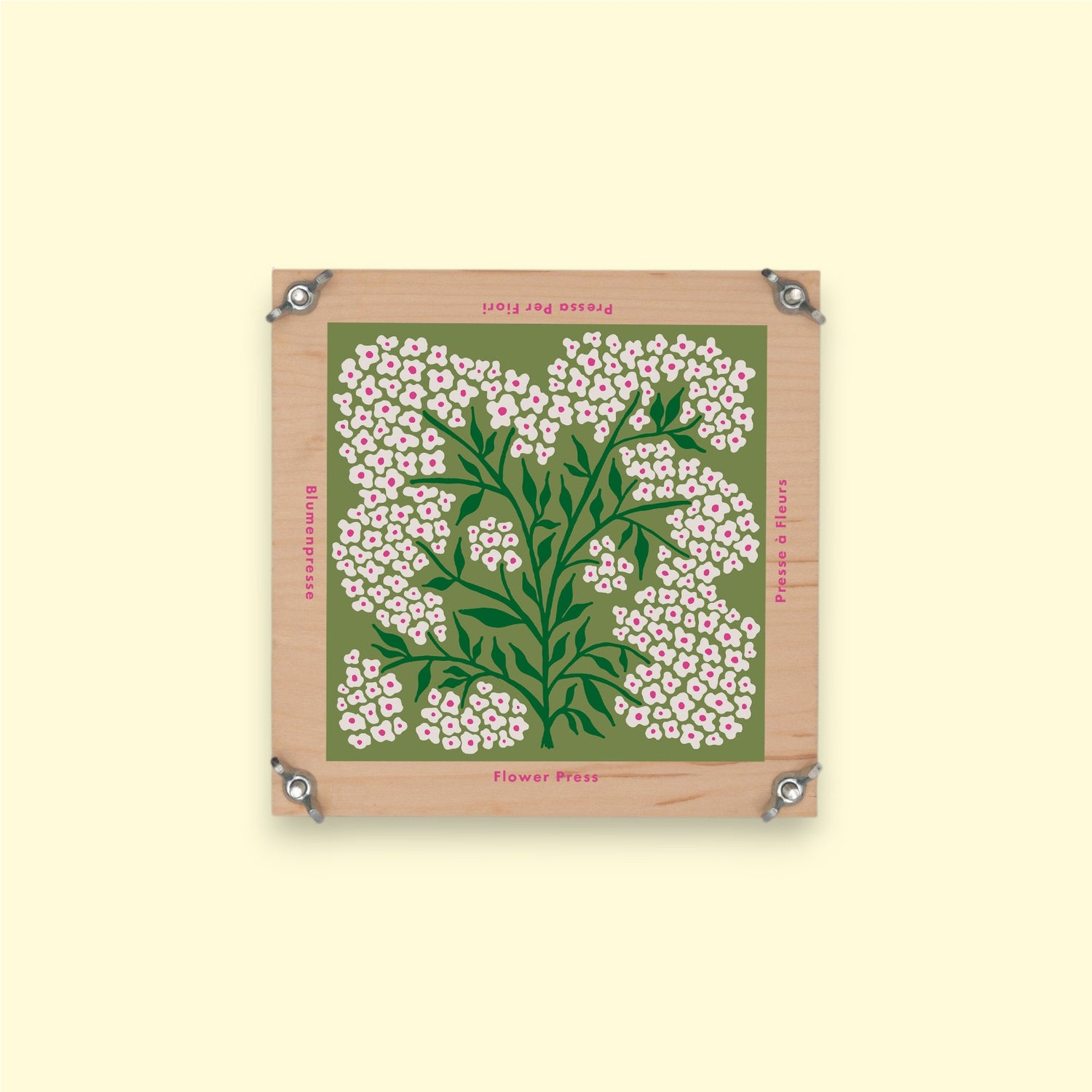 Blomsterpresser 15x15 cm | Bæredygtigt træ