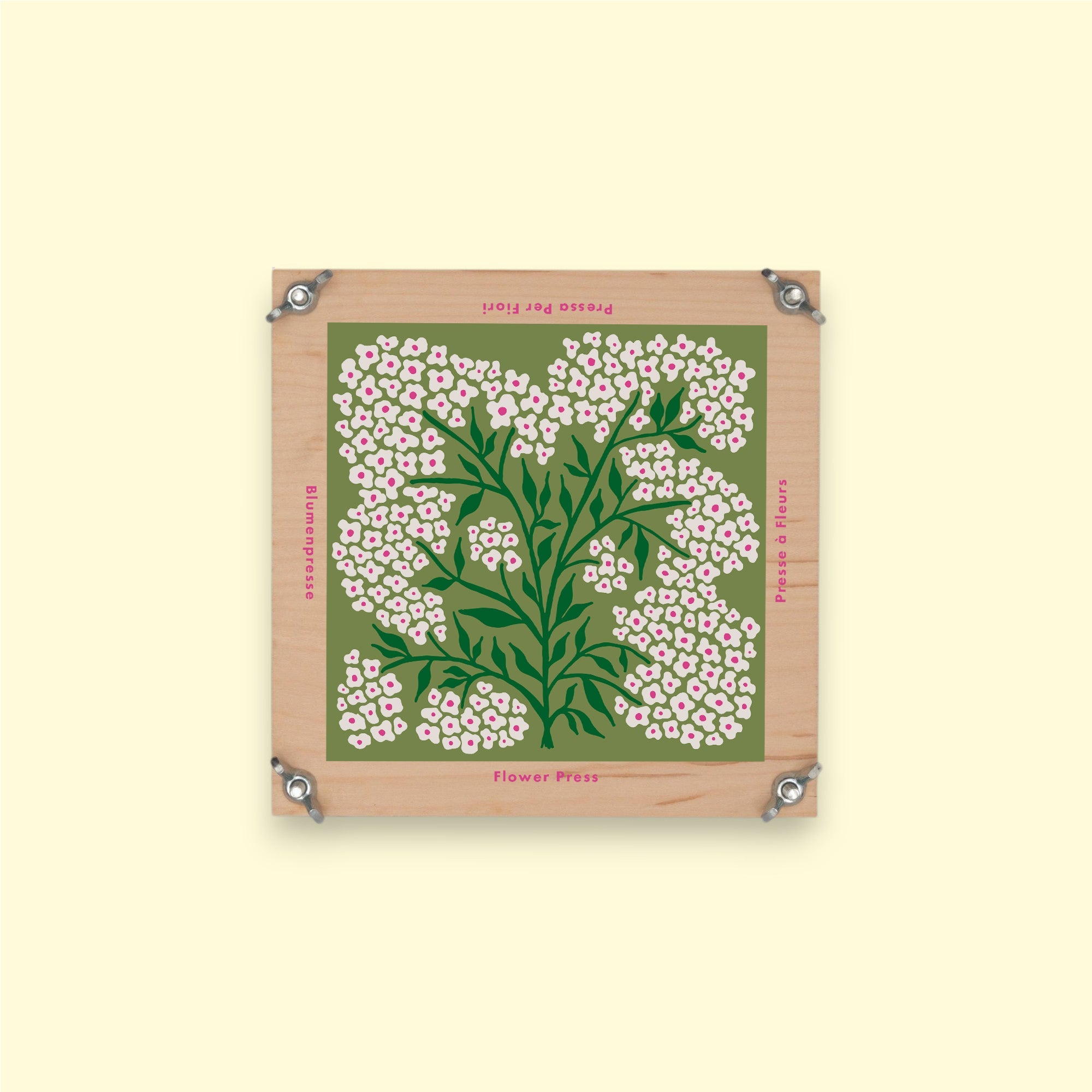 Blomsterpresser 15x15 cm | Bæredygtigt træ