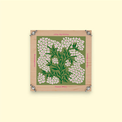 Blomsterpresser 15x15 cm | Bæredygtigt træ