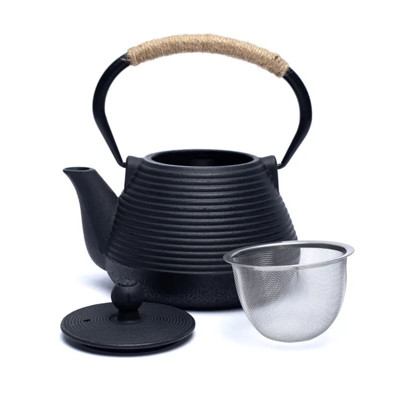 Tekande i emaljeret støbejern (Tetsukyusu) | Vælg mellem 3 størrelser