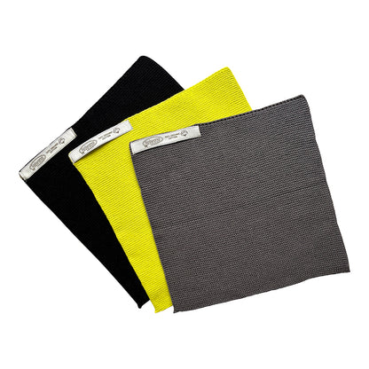 Solwang Design - karklude Øko-Tex bomuld | Grå, Lemon &amp; Sort