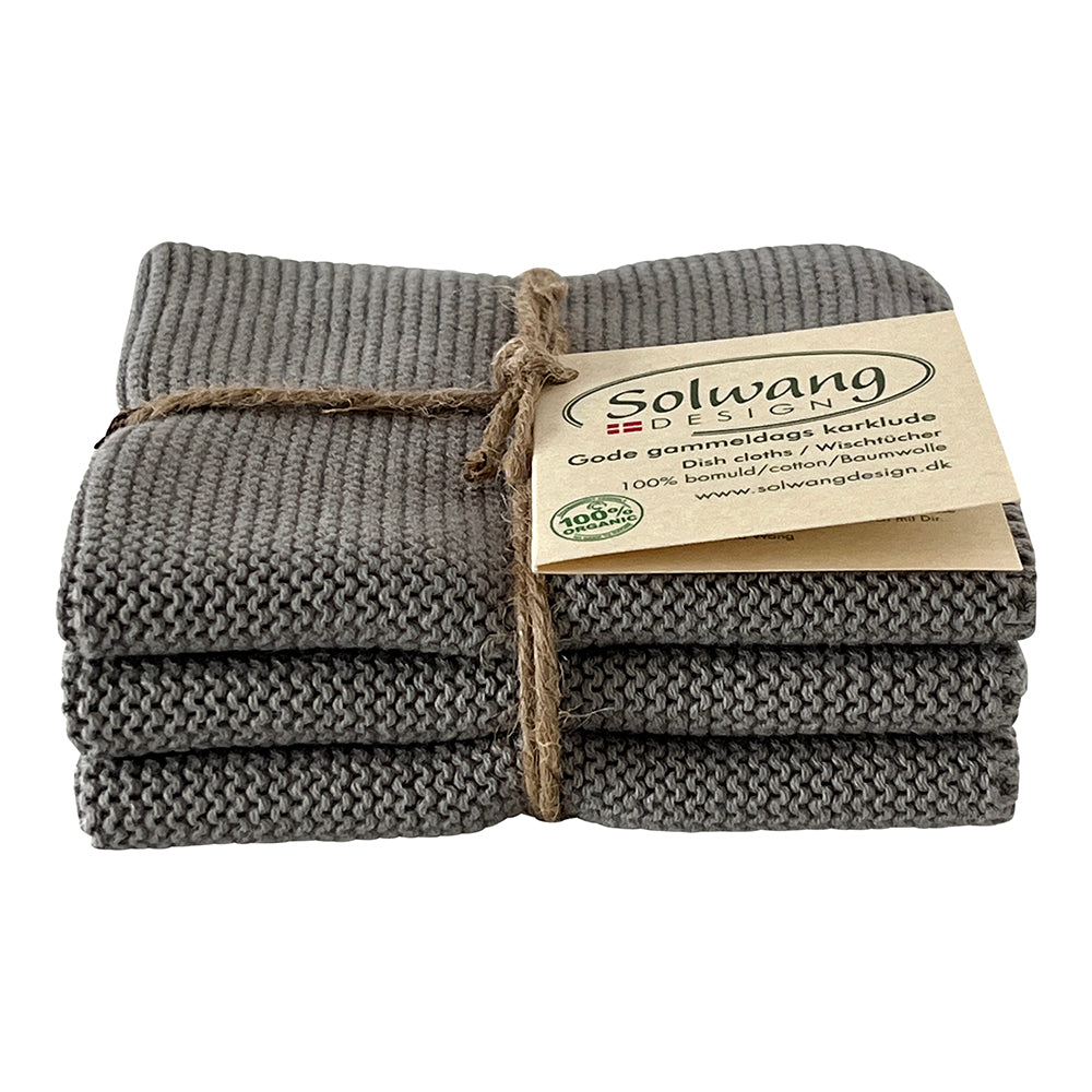 Solwang Design Karklude | Øko-Tex bomuld – Stålgrå