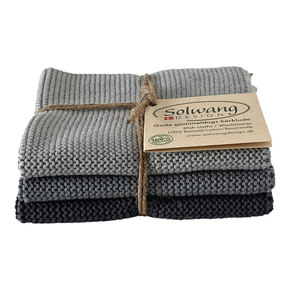 Solwang Design Karklude | Øko-Tex bomuld – Stormgrå kombi