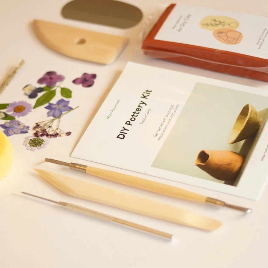 Keramik Startsæt – DIY Pottery Kit | Komplet sæt til kreativ ler hjemme