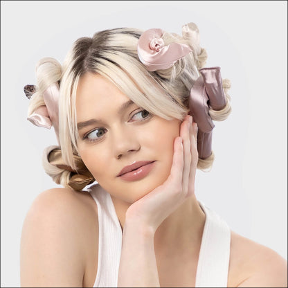 KITSCH - SATIN WRAPPED FLEXI RODS SET - VARMEFRI CURLERS