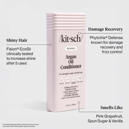 Kitsch argan olie shampoo og balsam pakke til tørt hår