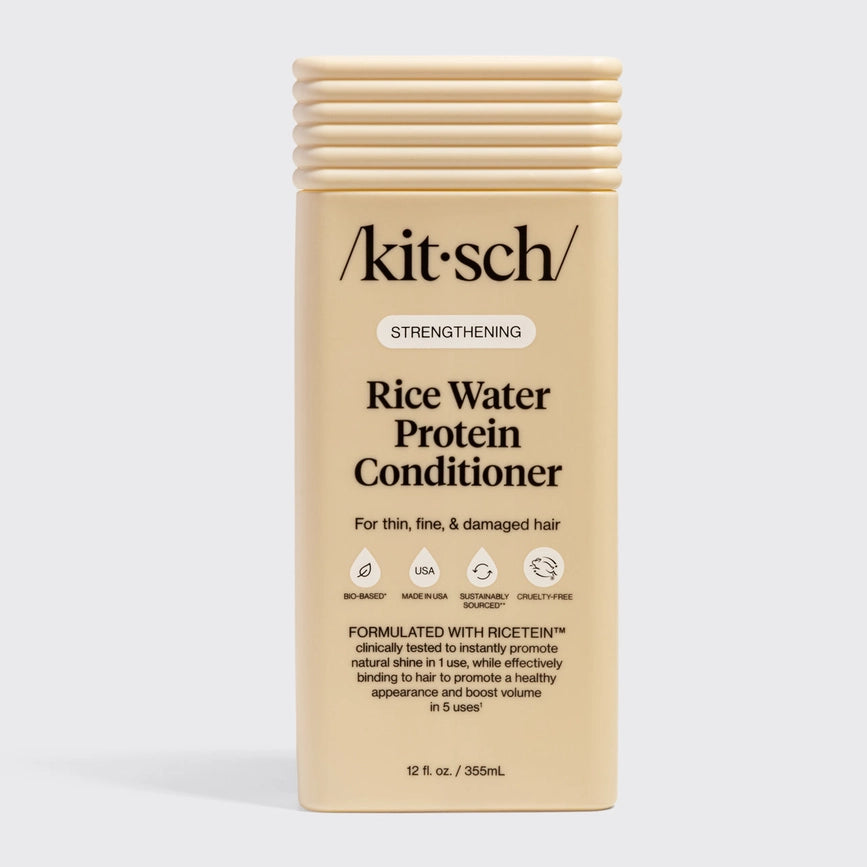 KITSCH Rice Water Protein Conditioner - volumen &amp; hårvækst | Fint &amp; tyndt hår