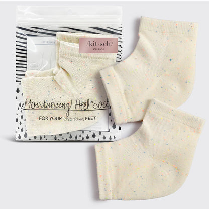 Få bløde, velplejede fødder med KITSCH Moisturizing Spa Socks. Genanvendelige, fugtgivende sokker med gel-lining, der blødgør og plejer tør hud.