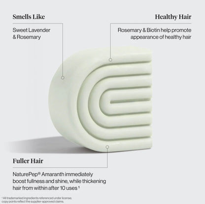 KITSCH Rosmarin &amp; Biotin Shampoo &amp; Conditioner bar - volume &amp; hårvækst | Fint &amp; tyndt hår