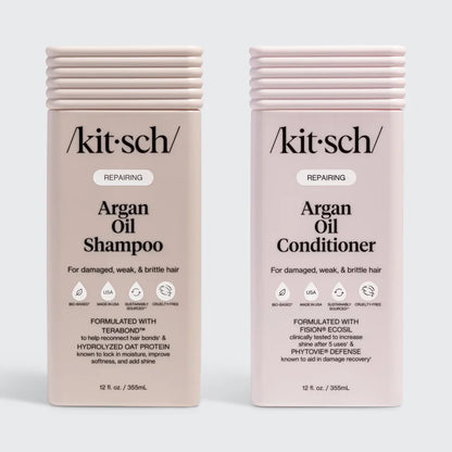 Kitsch argan olie shampoo og balsam pakke til tørt hår