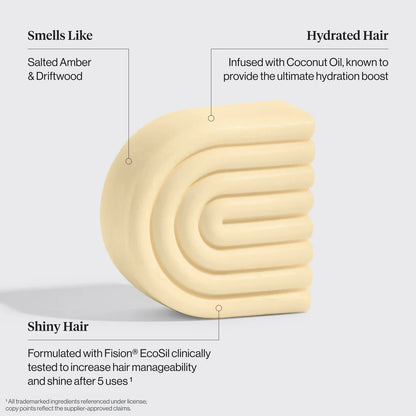 KITSCH Coconut Oil Shampoo &amp;amp; Conditioner – fugtgivende hårplejesæt med kokosolie, der reducerer krus og styrker håret. Vegansk, bæredygtig og fri for sulfater.