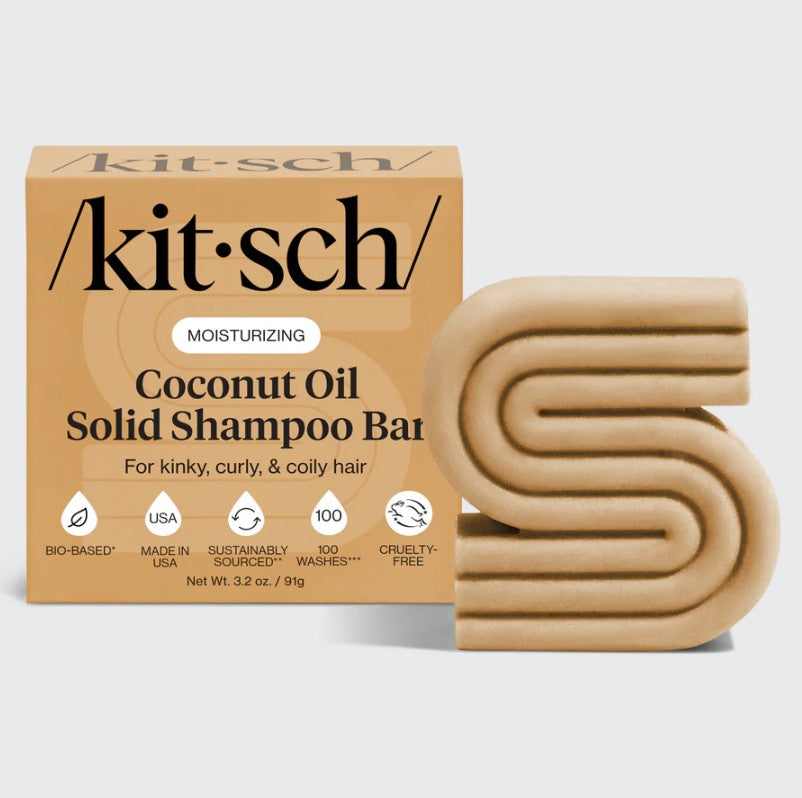 Kitsch shampoo bar med kokosolie – blødgør &amp; reparerer tørt hår