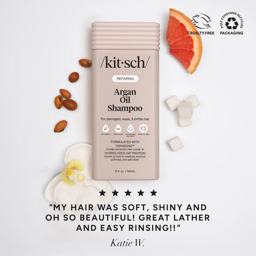 Kitsch shampoo &amp; balsam med Castor Oil, fugt og styrke til tørt hår