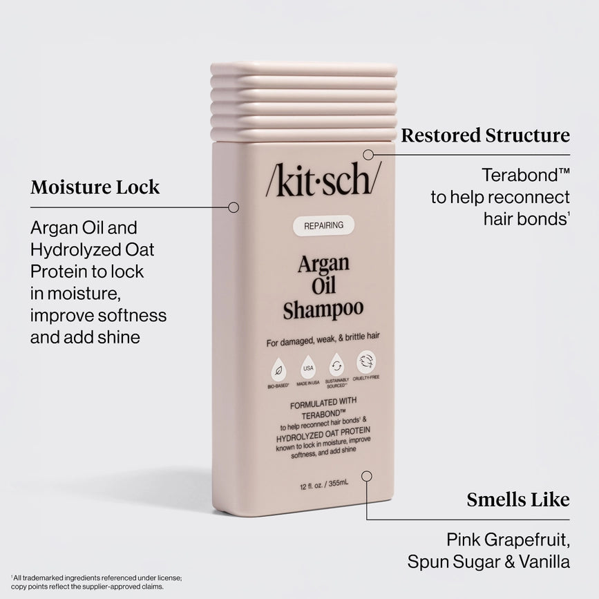 Kitsch shampoo &amp; balsam med Castor Oil, fugt og styrke til tørt hår