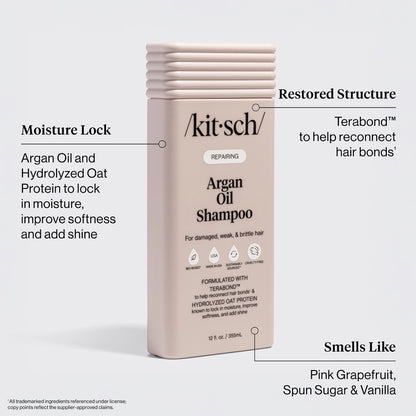 Kitsch shampoo &amp; balsam med Castor Oil, fugt og styrke til tørt hår
