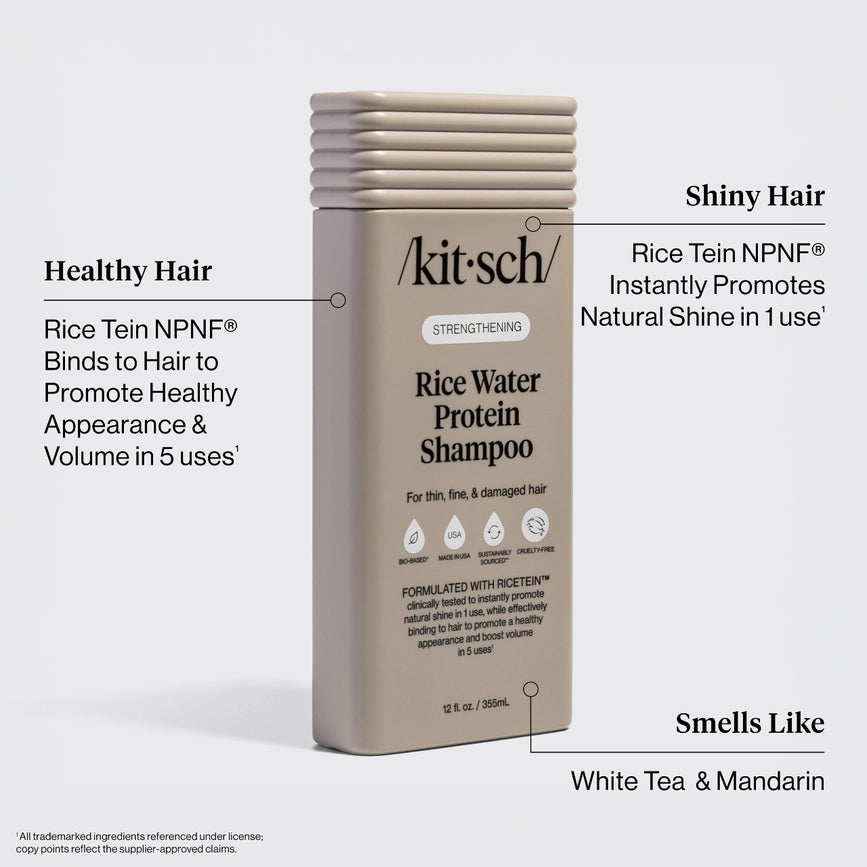 Kitsch shampoo &amp; balsam med rice water til fint hår
