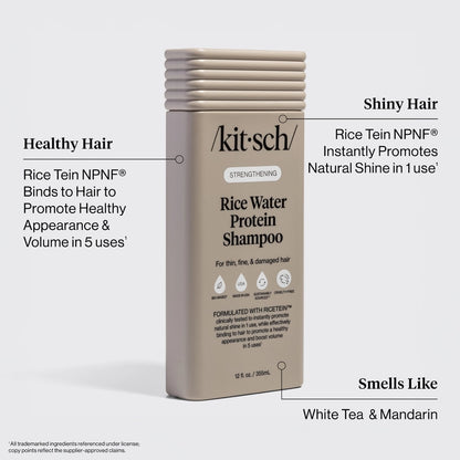 Kitsch shampoo &amp; balsam med rice water til fint hår