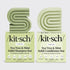 Kitsch shampoo & balsam bar med Tea Tree & Mint, bæredygtig hårpleje, fedtet hovedbund