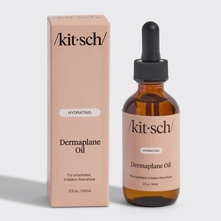 Let, antioxidant-rig ansigtsolie fra KITSCH. Perfekt til dermaplaning og daglig fugtpleje. Vegansk, duftfri &amp; zero-waste.