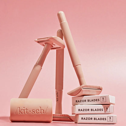 Udskiftelige Barberblade i Rustfrit Stål – Skånsom &amp; Bæredygtig Barbering med KITSCH