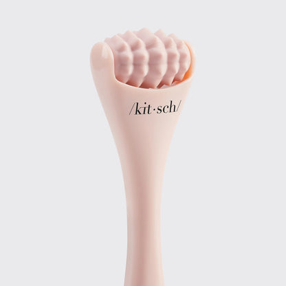 KITSCH Mini Spa Rollers stimulerer blodcirkulation, reducerer hævelser og giver naturlig glød. Et elegant ansigtsrullesæt til daglig selvpleje.