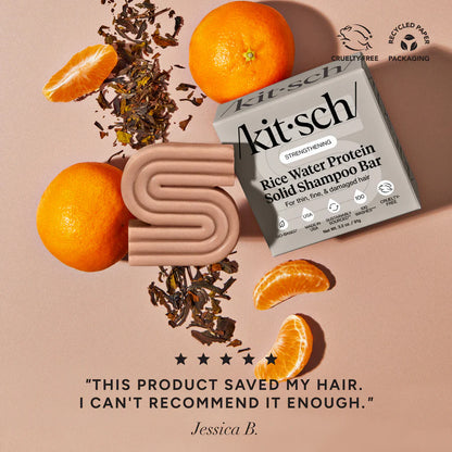 Kitsch shampoo &amp; balsam med Rice Water Protein – til fint hår
