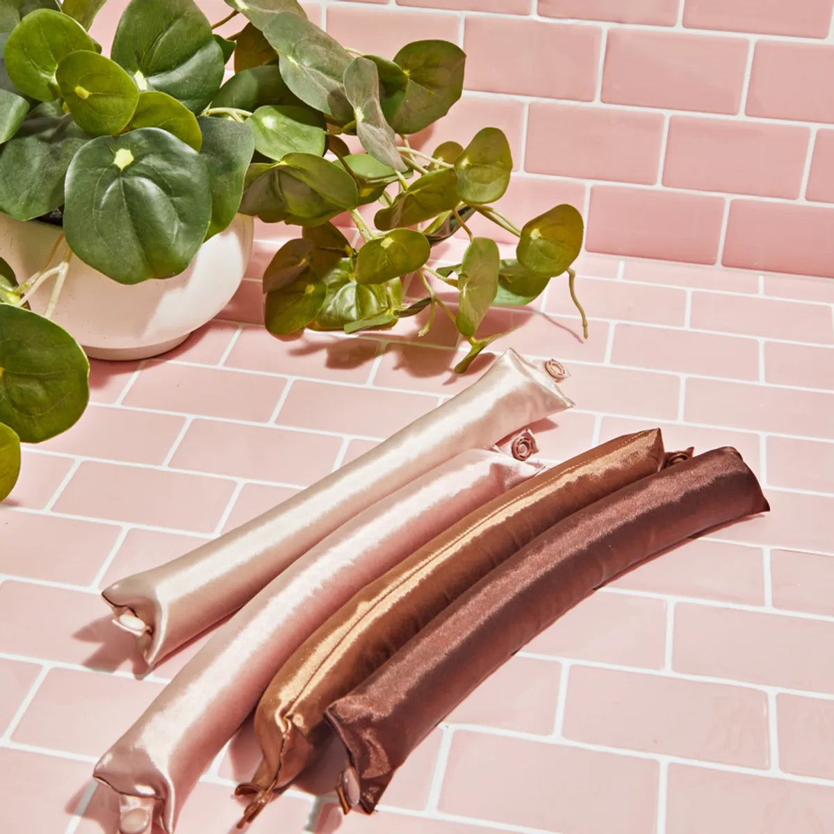 KITSCH - SATIN WRAPPED FLEXI RODS SET - VARMEFRI CURLERS