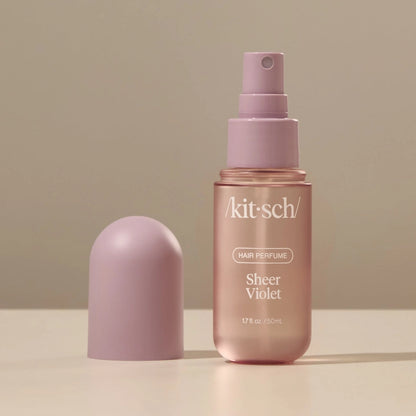 KITSCH Sheer Violet Hair Perfume – floral, ren og blød duft til hår, krop &amp; tekstil. Neutraliserer lugt. Vegansk &amp; travel friendly.
