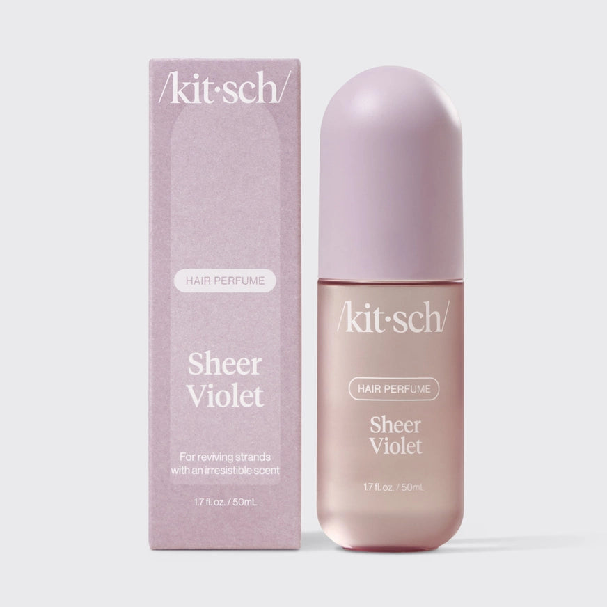 KITSCH Sheer Violet Hair Perfume – floral, ren og blød duft til hår, krop &amp; tekstil. Neutraliserer lugt. Vegansk &amp; travel friendly.