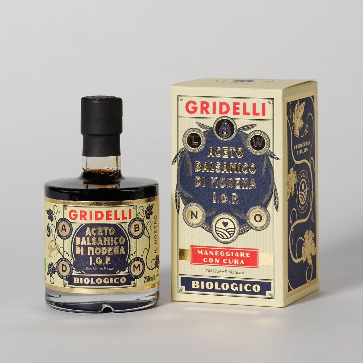 Gridelli Balsamico IGP – Økologisk Balsamico fra Modena lagret 5 år