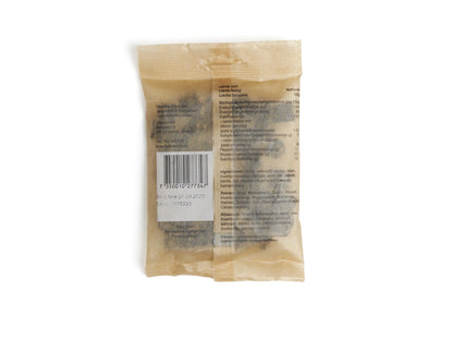 Kolsvart Salt Lakrids – intens svensk gourmetlakrids med salmiak og havsalt. Vegansk, glutenfri og lavet af naturlige ingredienser.