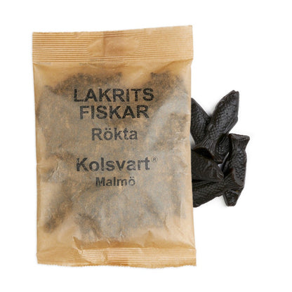 KOLSVART RØGEDE LAKRIDSFISK