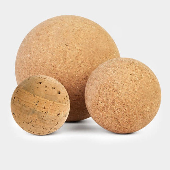Kork Massagebolde i bæredygtige & naturlige – effektiv lindring af spændinger & muskelsmerter