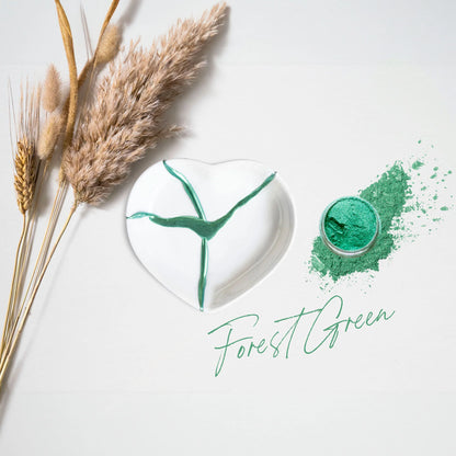 Kintsugi reparationssæt med guld, sølv &amp; farver - glas &amp; porcelæn reparation