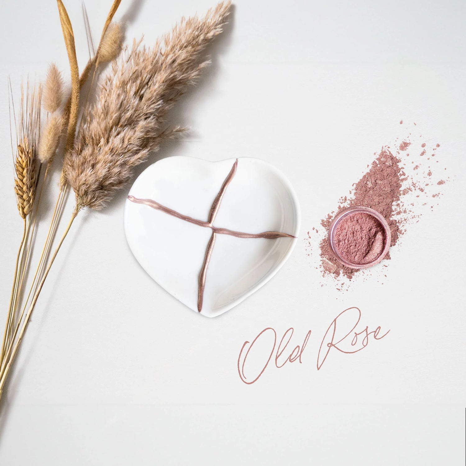 Kintsugi reparationssæt med guld, sølv &amp; farver - glas &amp; porcelæn reparation